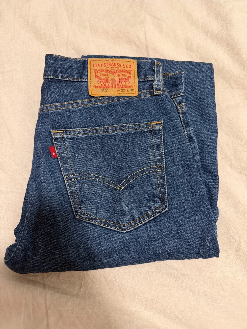 Levi's Blue Relaxed Fit Men's Jeans - 550 Style